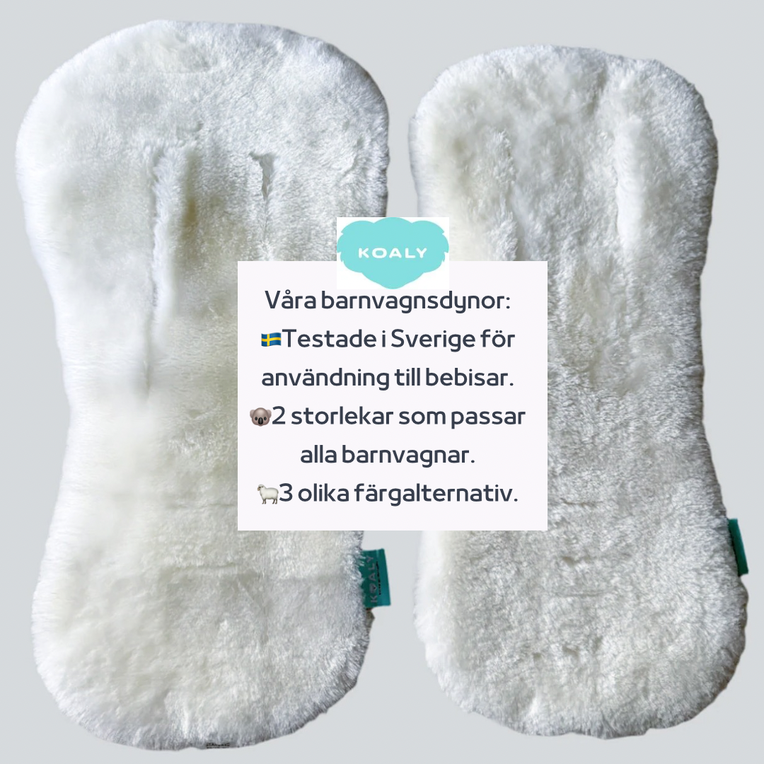 Australian Sheepskin Stroller Liner - White