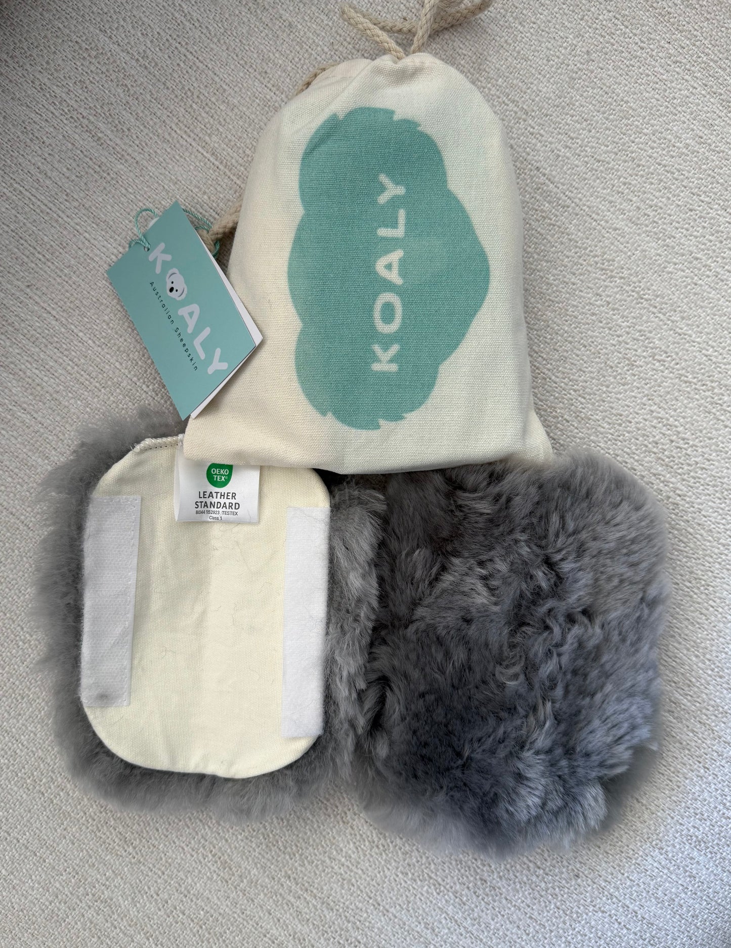 Australian Sheepskin Stroller Liner - Grey