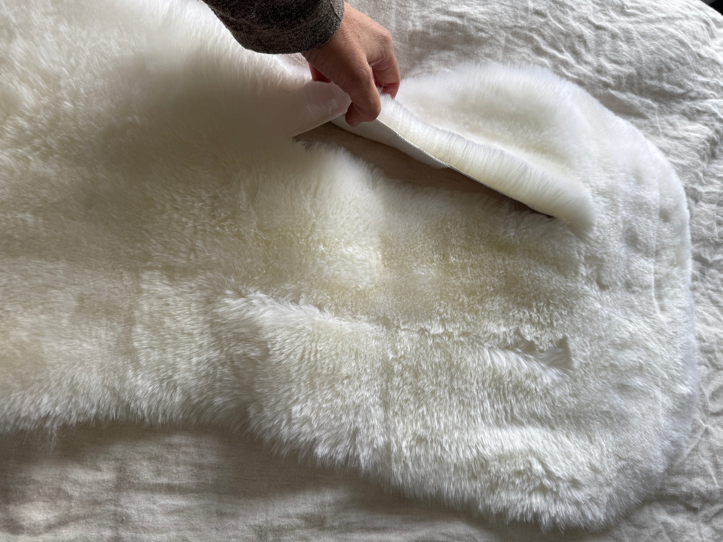 Australian Sheepskin Stroller Liner - White