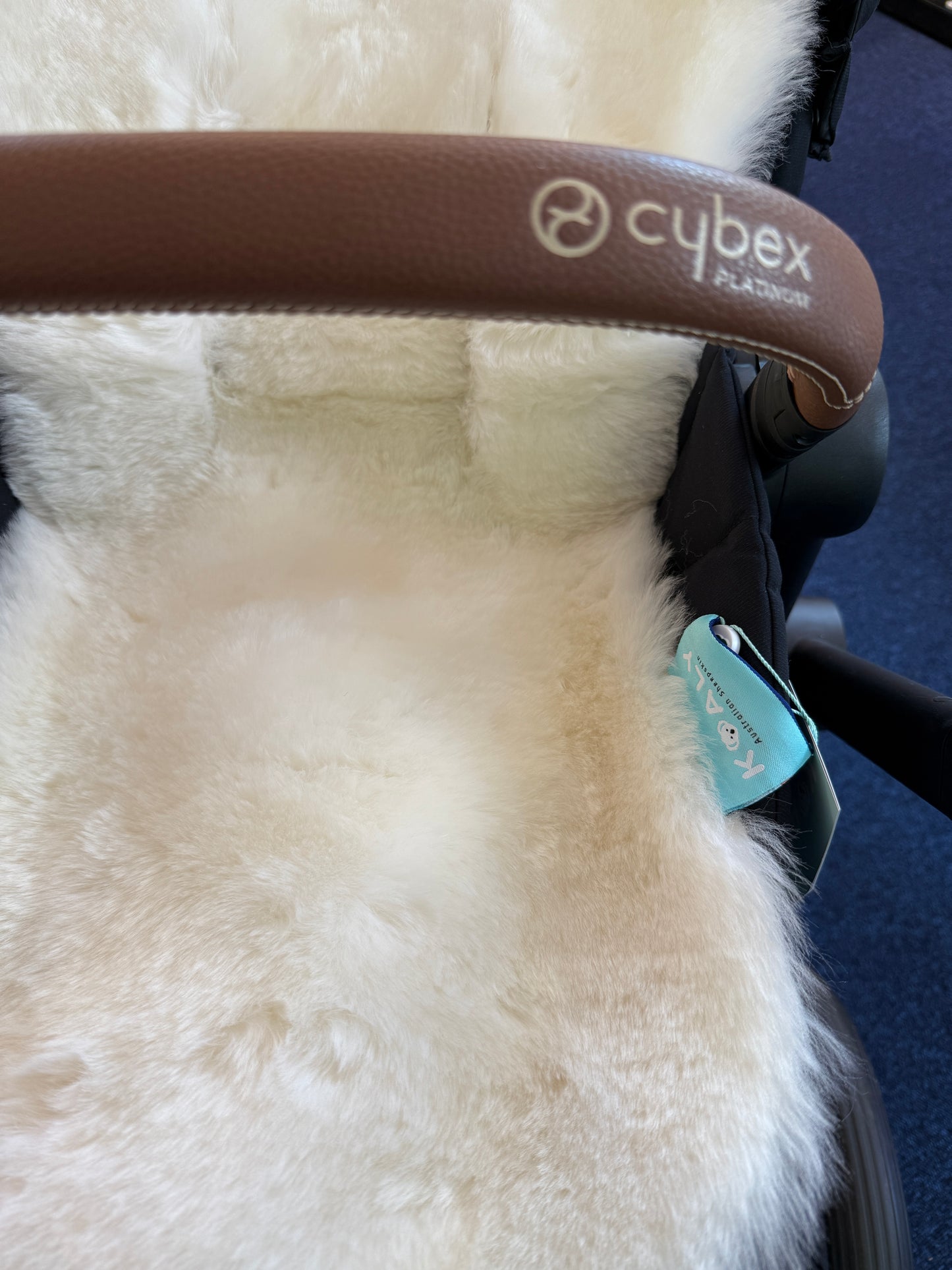 Australian Sheepskin Stroller Liner - White
