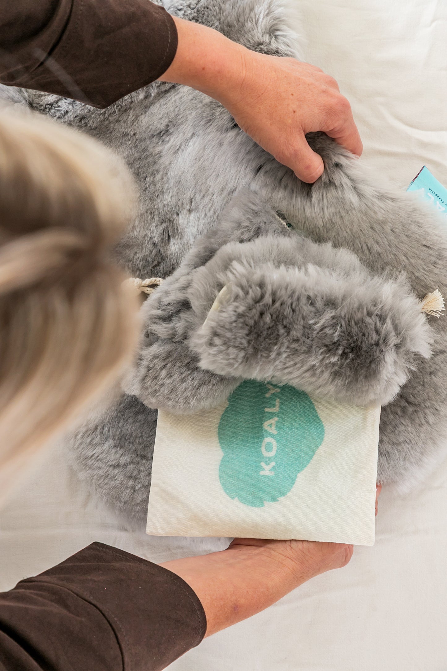 Australian Sheepskin Stroller Liner - Grey