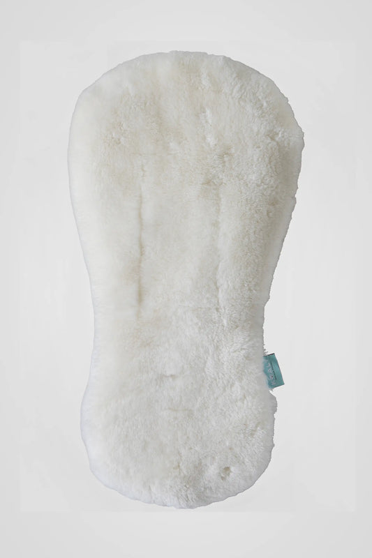 Luxury Australian Sheepskin Stroller Liner – White