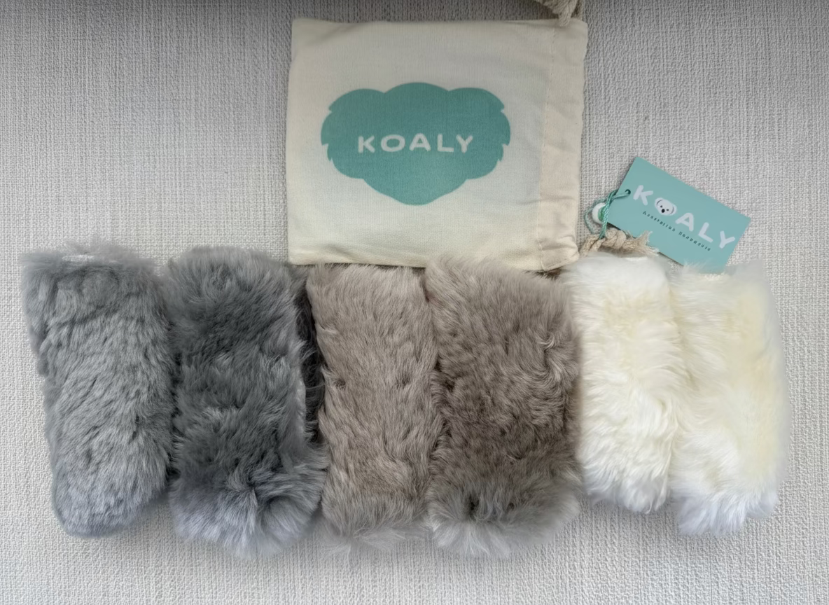 💎Luxury Stroller Accessory -  Australian Sheepskin Harness Cover