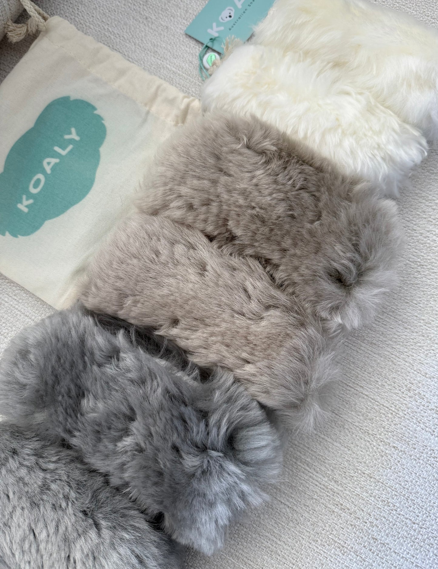 Australian Sheepskin Stroller Liner - Grey