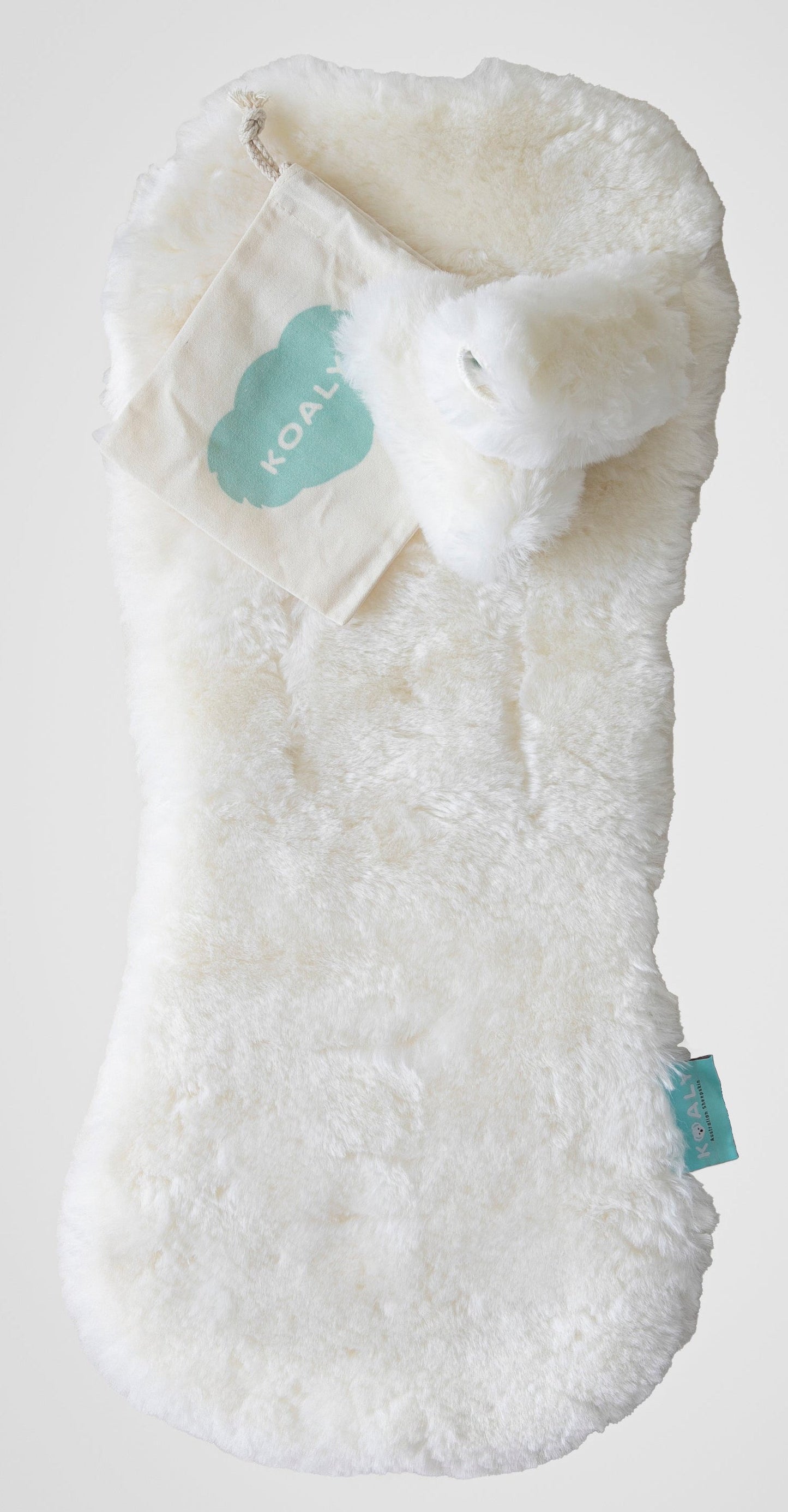 💎Luxury Stroller Accessory -  Australian Sheepskin Harness Cover