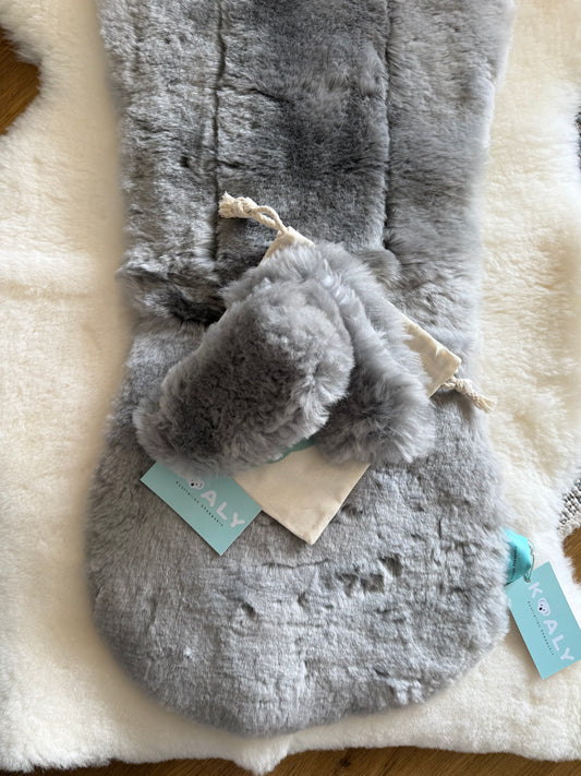 Australian Sheepskin Stroller Liner - Grey