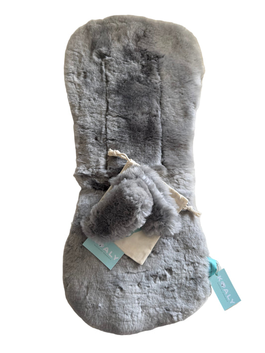Australian Sheepskin Stroller Liner - Grey